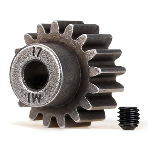 하비몬[#AX6490X] 17T Mod 1.0 Pinion Gear w/5mm Bore (Compatible w/Steel Spur Gears)[상품코드]TRAXXAS