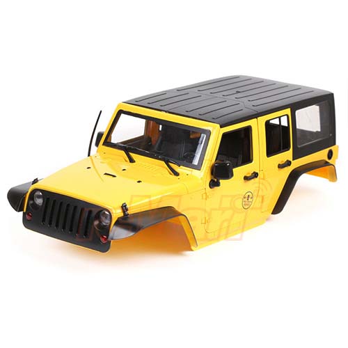 하비몬[단종] [#XS-59764Y] [미조립｜색상사출] Top Jeep Hard Plastic Body Kit 313mm for Axial SCX10 RC4WD TF2 Yellow[상품코드]XTRA SPEED