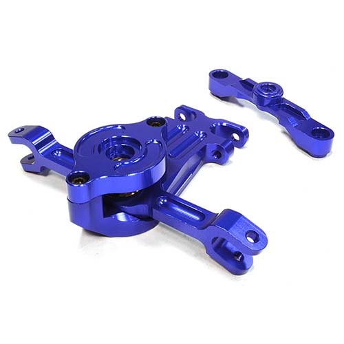 하비몬[#C26054BLUE] Billet Machined Steering Bell Crank for Traxxas 1/10 Scale Summit 4WD (Blue)[상품코드]INTEGY