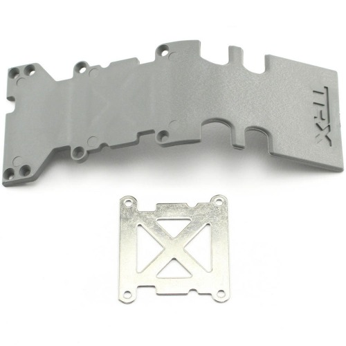 하비몬[#AX4938A] Rear Skidplate (Grey) (E-MAXX, TMX 3.3)[상품코드]TRAXXAS