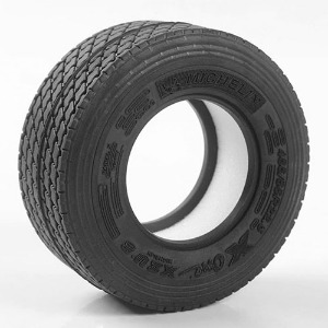 하비몬[Z-T0176] (2개입｜크기 83.5 x 35.3mm) Michelin X ONE® XZU® S 1.7&quot; Super Single Semi Truck Tires[상품코드]RC4WD