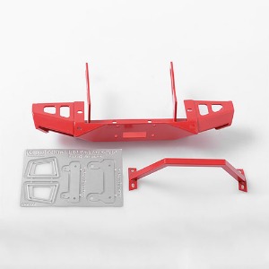 하비몬[선주문필수] [#VVV-C0258] Metal Front Bumper for Axial SCX10 I &amp; II (Red)[상품코드]CCHAND