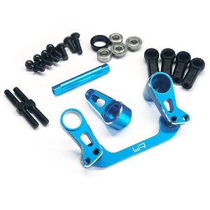 하비몬[#TACC-001BU] Aluminum Bearing Supported Steering Rack (Blue) for Tamiya CC01 (타미야 CC-01)[상품코드]YEAH RACING