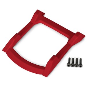 하비몬[#AX6728R] Skid Plate, Roof (Body) (Red)/ 3x12mm CS (4)[상품코드]TRAXXAS