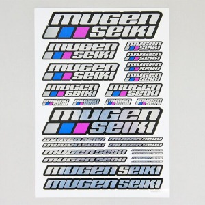 하비몬[#P0403] 12 Logo Sticker (Metallic) (크기 29.5 x 21cm)[상품코드]MUGEN SEIKI