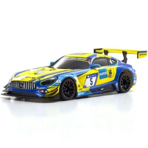 하비몬[#KYMZP241BLY-B] [바디 세트] 1/27 ASC MR03W-MM Mercedes-AMG GT3 Body Set (Blue/Yellow)[상품코드]KYOSHO