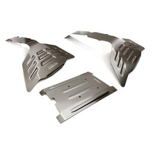 하비몬[#C27477GREY] Stainless Steel (Coated) Skid Plate Kit for Traxxas 1/10 E-Revo &amp; Summit (Grey)[상품코드]INTEGY
