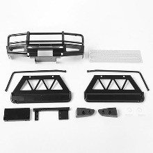 하비몬[#VVV-C0412] Trifecta Front Bumper, Sliders and Side Bars for Land Cruiser LC70 Body (Black) (for RC4WD Trail Finder 2 LWB) (#CC/D-A016 동일 상품)[상품코드]CCHAND
