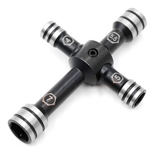 하비몬[#BM0282] Tiny Cross Wrench - Nut 4.0｜5.0｜5.5｜7.0mm (타미야 십자렌치/소켓 렌치)[상품코드]BEST-RCMODEL
